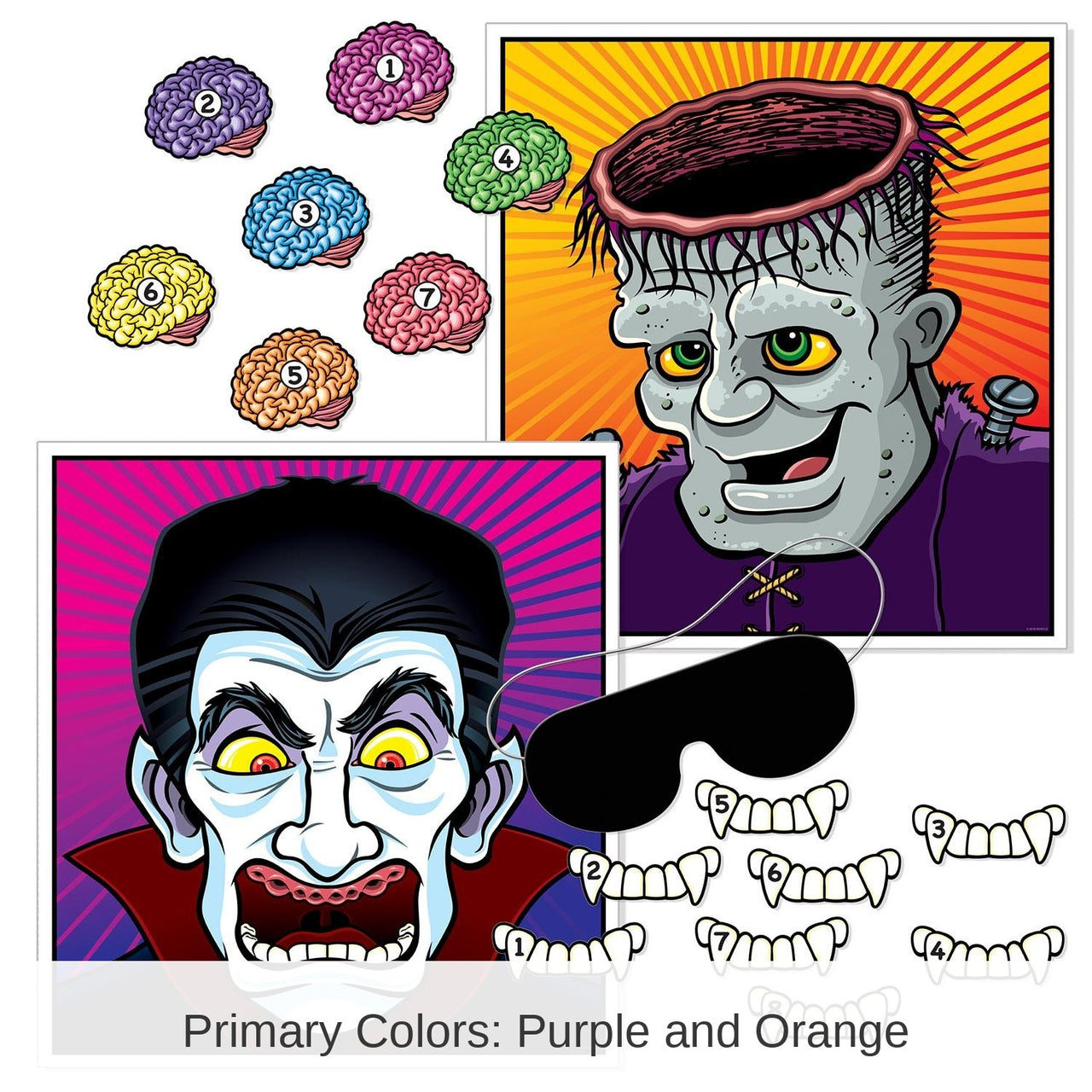 48 Pack Bulk Halloween Party Games