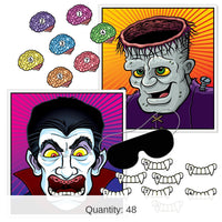 48 Pack Bulk Halloween Party Games