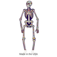 12 Pack Bulk Jointed Day Of The Dead Skeleton