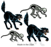 48 Pack Bulk Vintage Halloween Jointed Cats