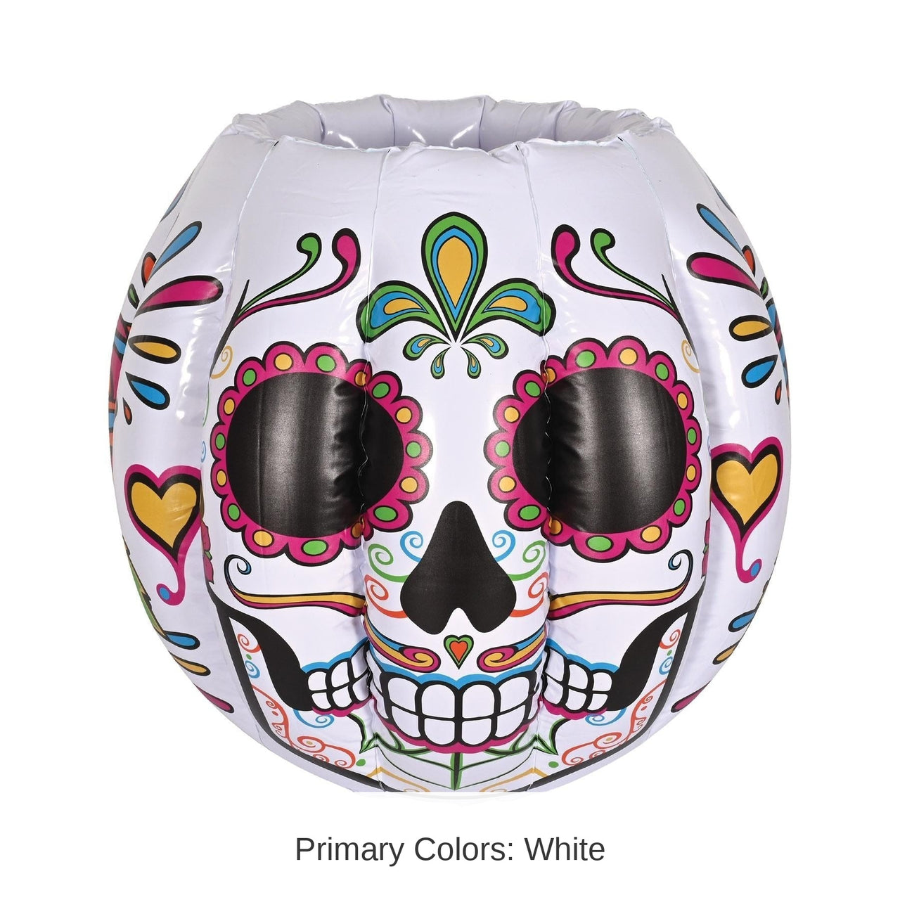6 Pack Bulk Inflatable DOD Sugar Skull Cooler