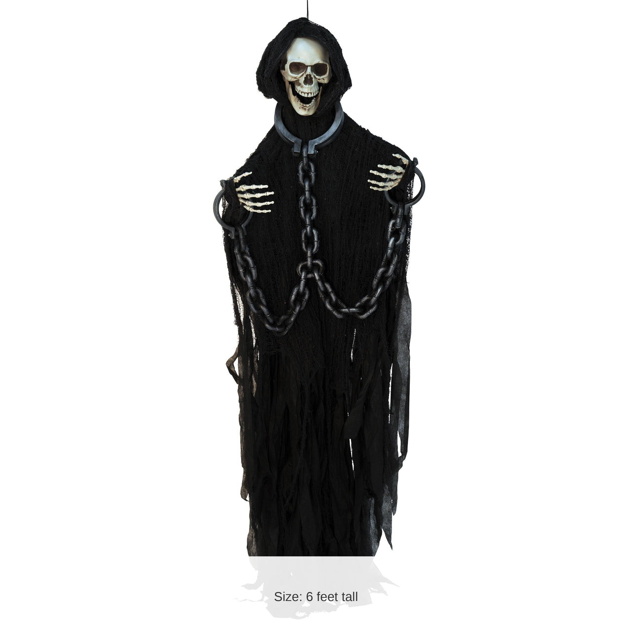 Halloween Skeleton with Chains Creepy Creature Decoration