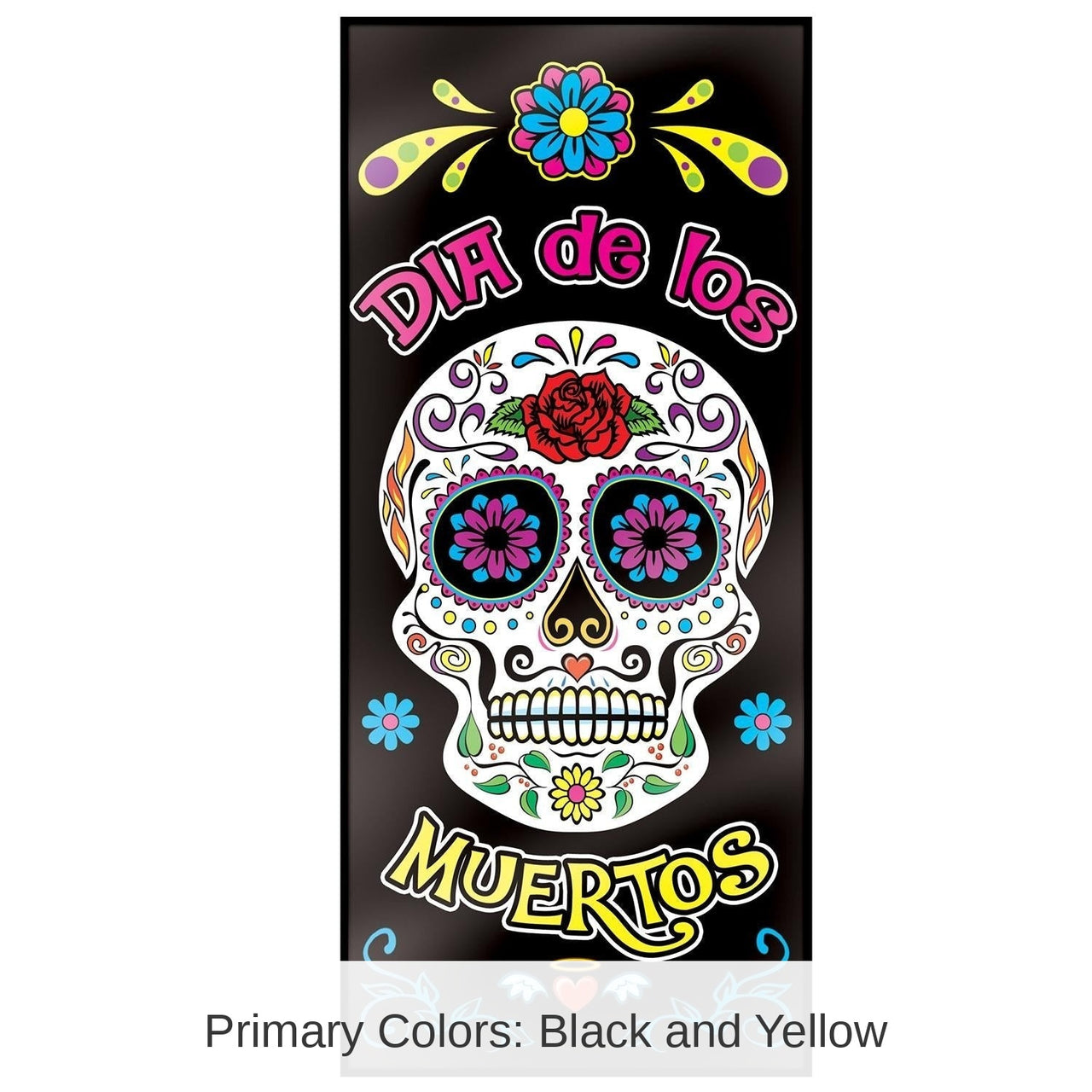 300 Pack Bulk Day Of The Dead Cello Bags