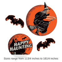 48 Pack Bulk 18.25 Inch Vintage Halloween Cutouts