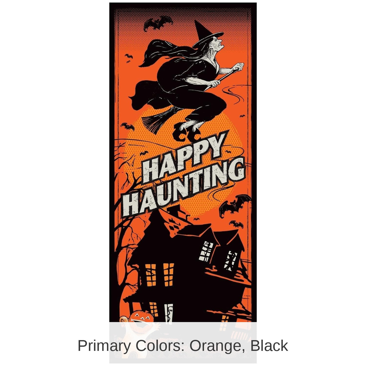 12 Pack Bulk Vintage Halloween Door Cover