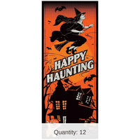 12 Pack Bulk Vintage Halloween Door Cover