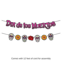 12 Pack Bulk Dia De Los Muertos Streamer Set