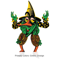 12 Pack Bulk Vintage Halloween Jointed Witch Goblin
