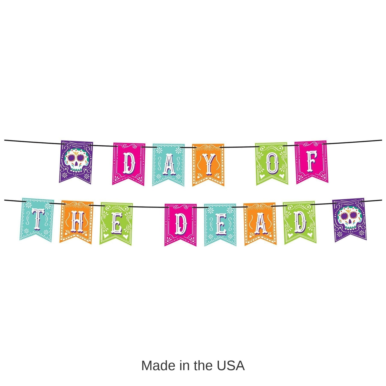 12 Pack Bulk Day Of The Dead Streamer