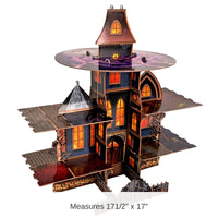 12 Pack Bulk Halloween Haunted House Cupcake Stand
