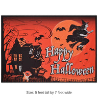 6 Pack Bulk Vintage Halloween Fabric Backdrop