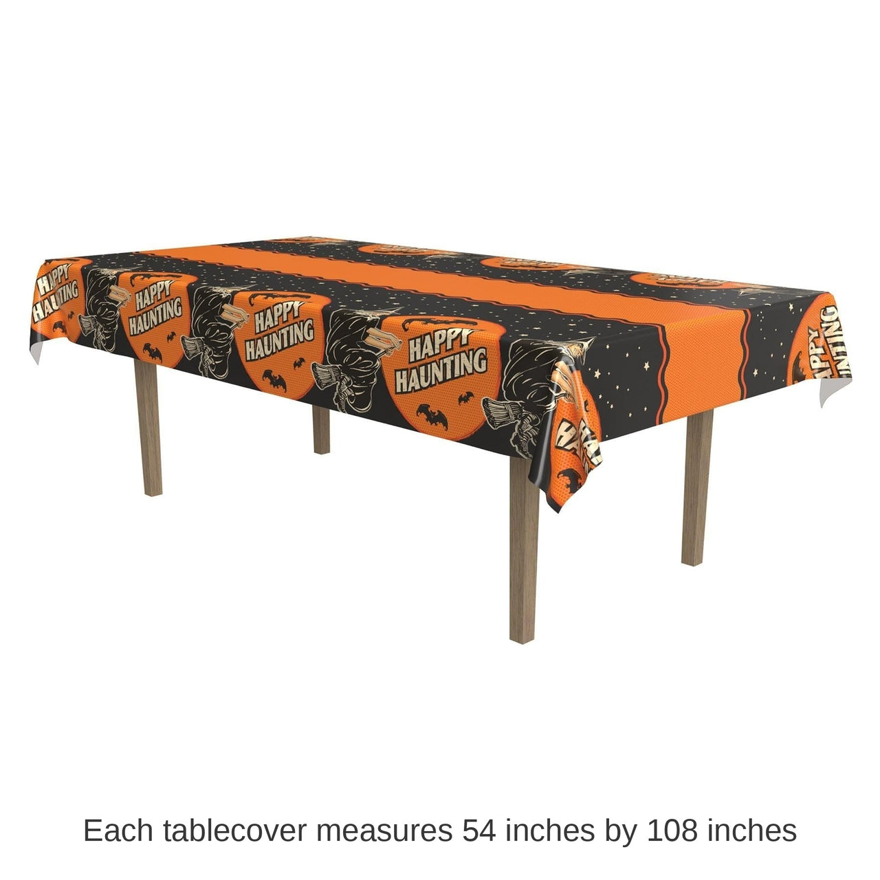12 Pack Bulk Vintage Halloween Tablecover
