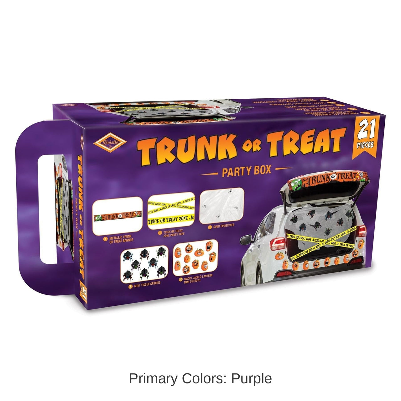 8 Pack Bulk Trunk Or Treat 21 Piece Party Box