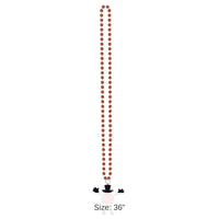 12 Pack Bulk Beads Necklace w/Bobble J-O-L Man Medallion