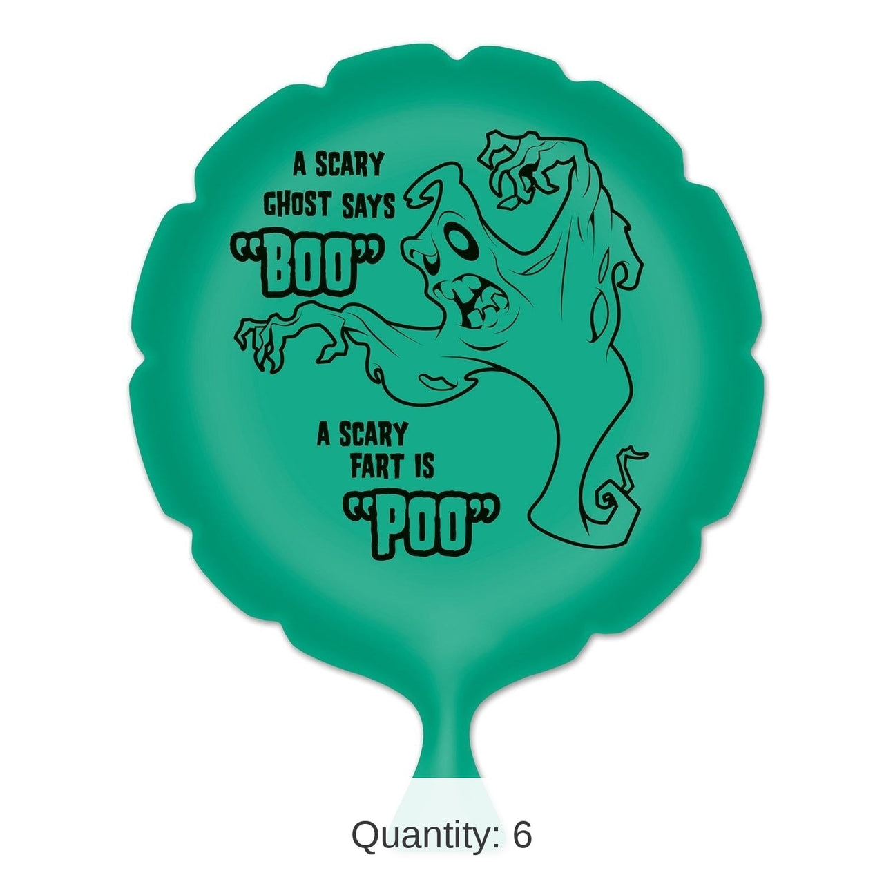 6 Pack Bulk Halloween A Scary Ghost Says Boo Whoopee Cushion