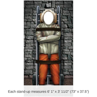 4 Pack Bulk Convict Photo Prop Stand-Up Decoration