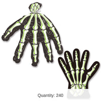 240 Pack Bulk Halloween Skeleton Hand Treat Bags