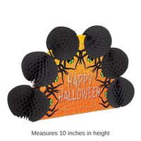 12 Pack Bulk Halloween Spiders 2-Sided Centerpiece