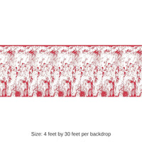 6 Pack Bulk Halloween Bloody Wall Backdrop