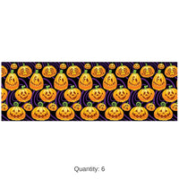 6 Pack Bulk Halloween Jack-O-Lantern Backdrop