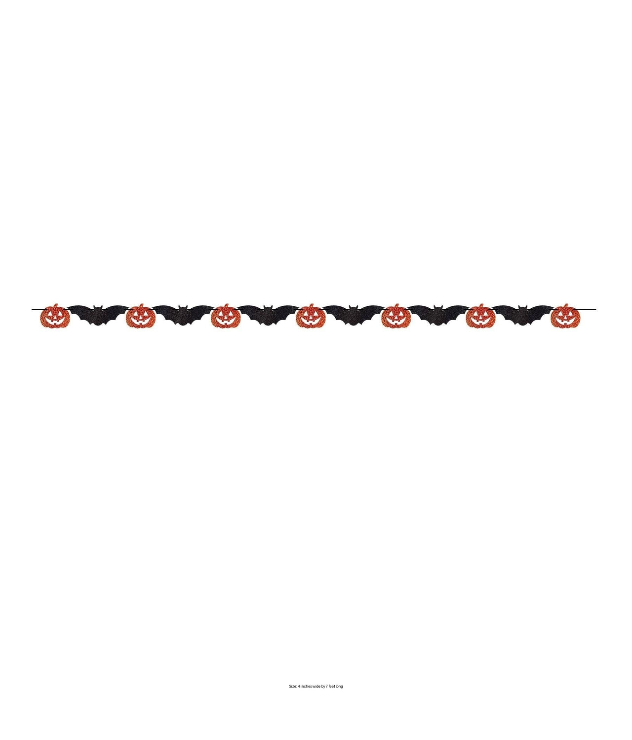 12 Pack Bulk Halloween Pumpkin/Bat Streamer