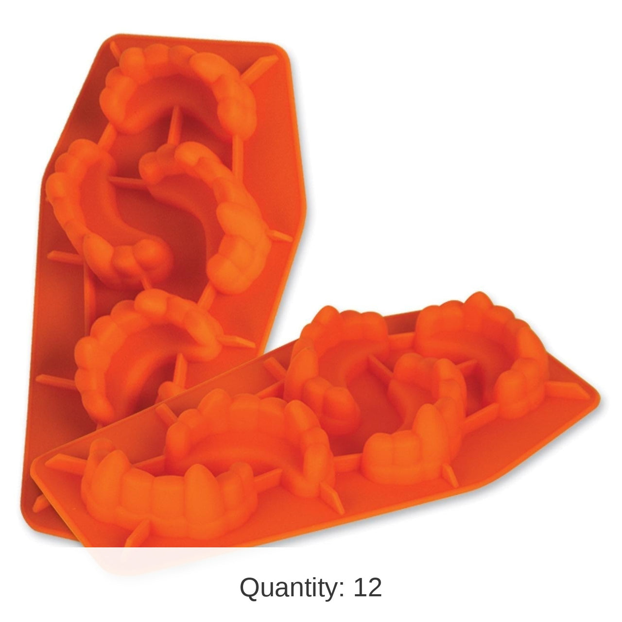 12 Pack Bulk Halloween Frozen Fangs Ice Mold