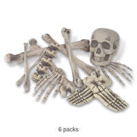 6 Packs Bulk 12 Piece Halloween Bag 'O Bones
