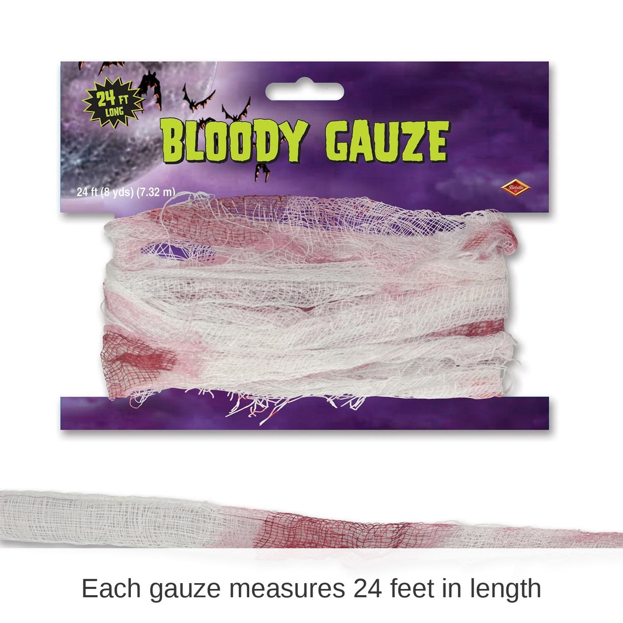 12 Pack Bulk Halloween Bloody Gauze