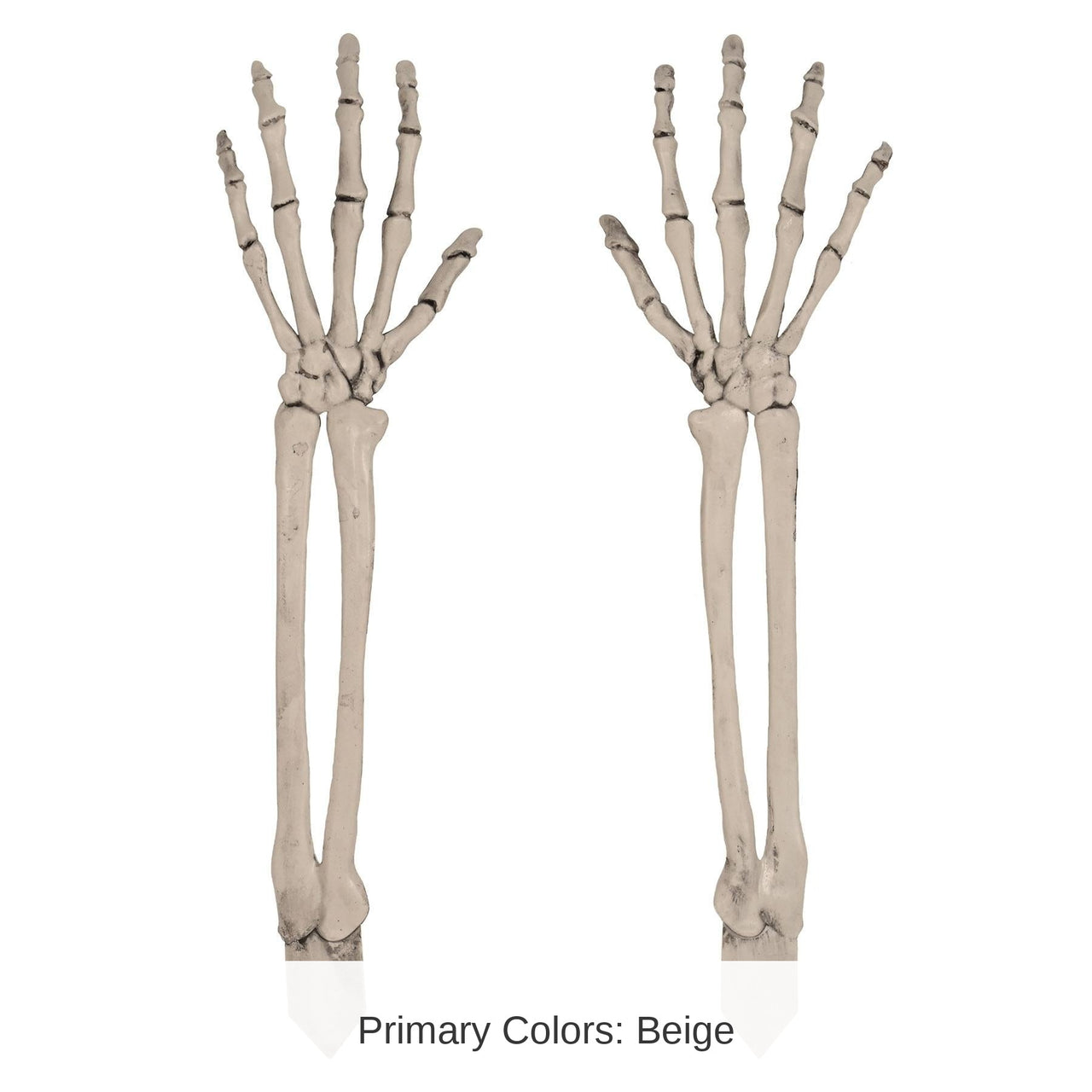 24 Pack Bulk Halloween Plastic Skeleton Hand Yard Stakes