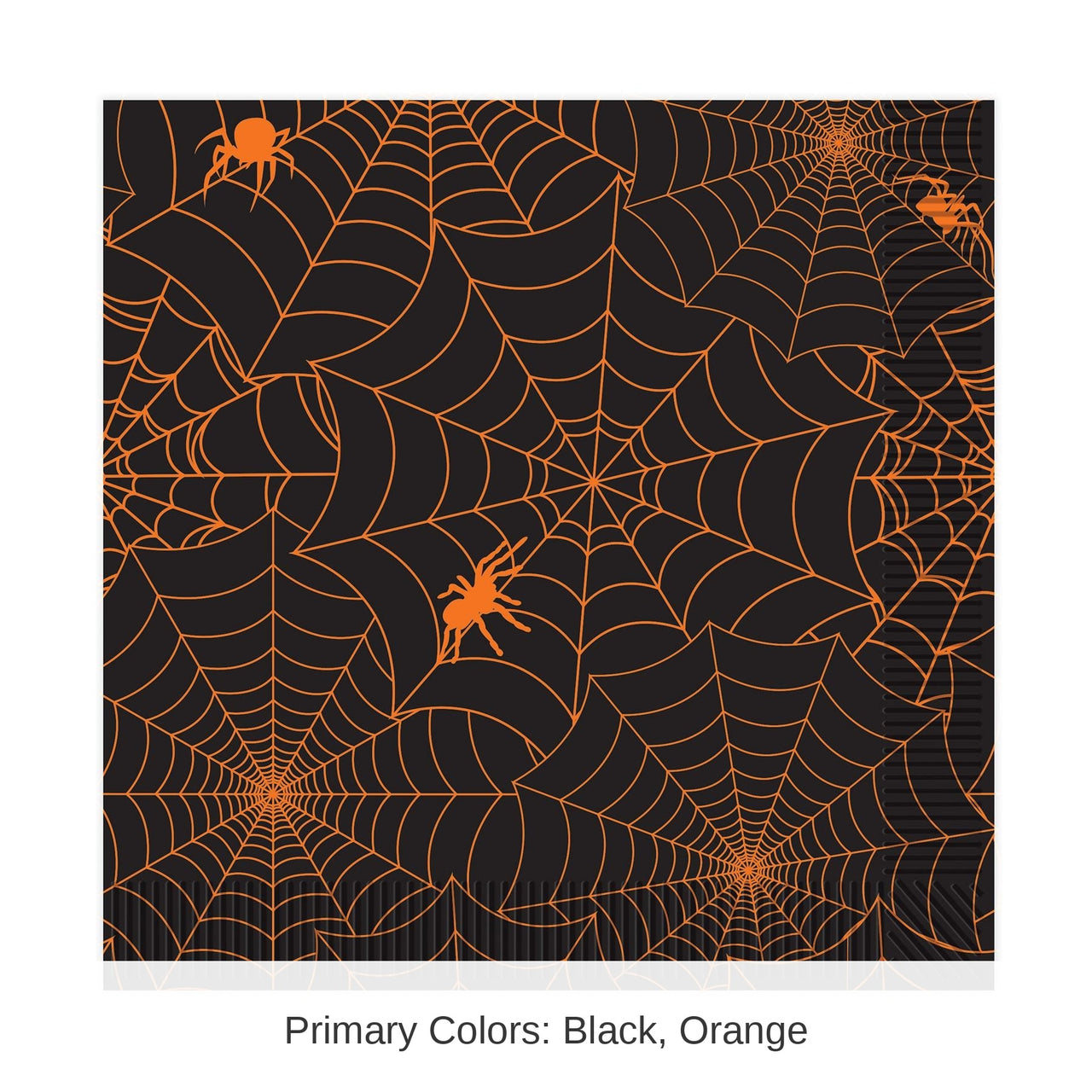 192 Pack Bulk Spider Web Luncheon Napkins