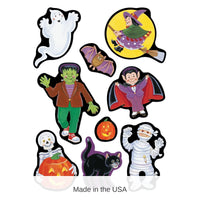 12 Packs Bulk Halloween Character Stickers 4/Pack