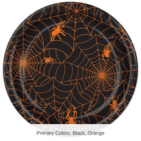 96 Pack Bulk Spider Web Plates