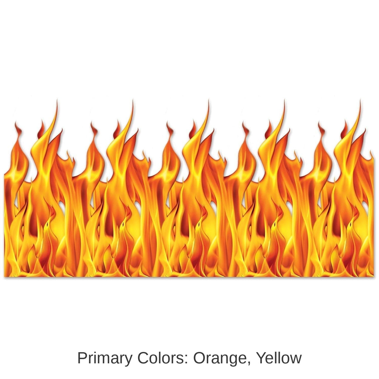 6 Pack Bulk Halloween Flame Backdrop