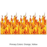6 Pack Bulk Halloween Flame Backdrop
