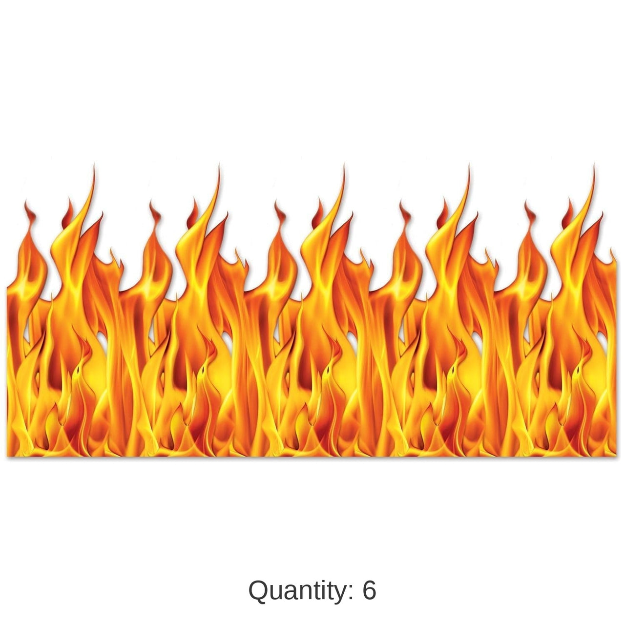 6 Pack Bulk Halloween Flame Backdrop