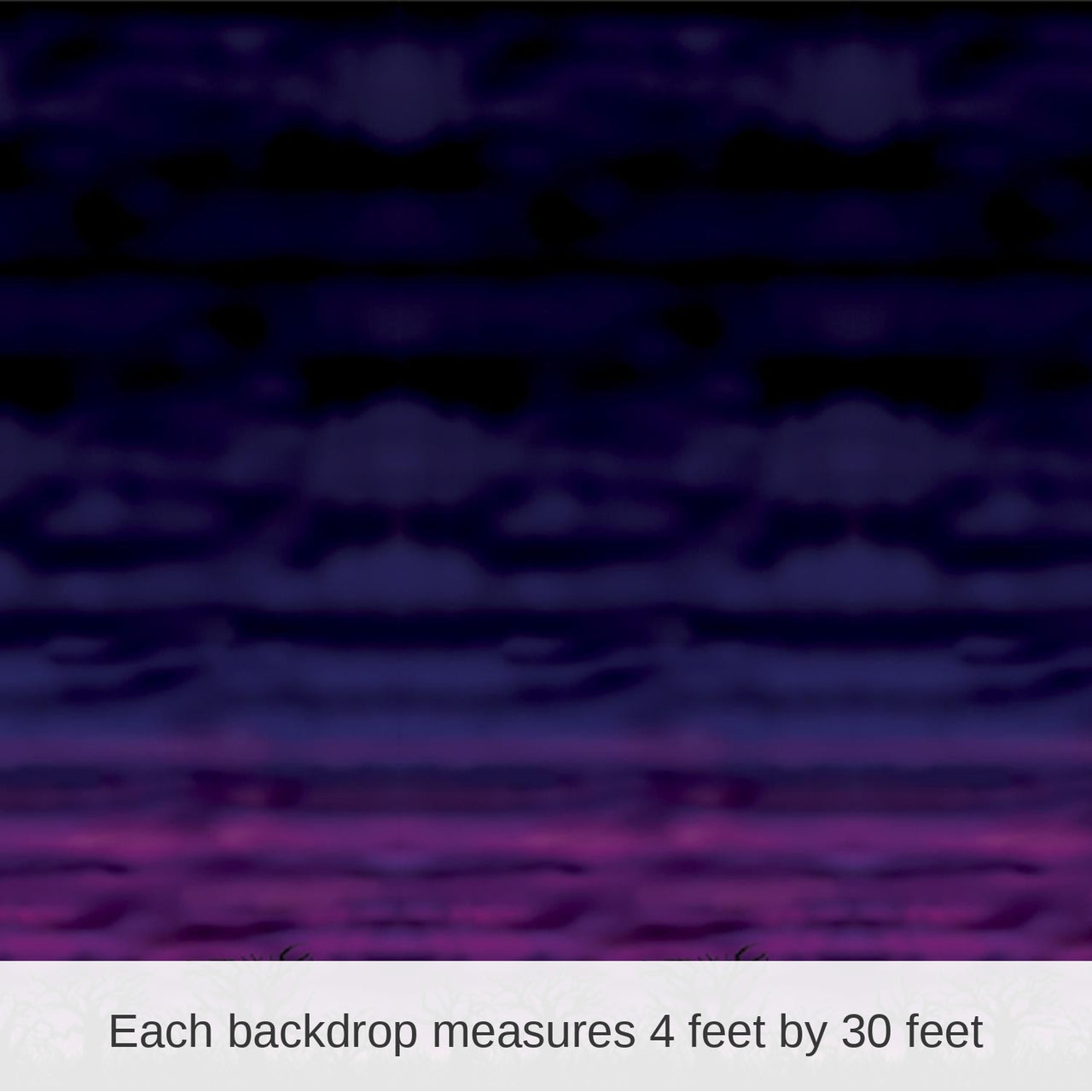 6 Pack Bulk Halloween Spooky Sky Backdrop
