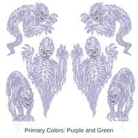72 Piece Bulk Halloween Scary Spirit Props