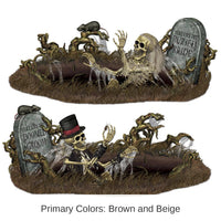 24 Pack Bulk Halloween Doomed Groom/Buried Bride Props
