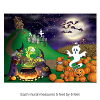 6 Pack Bulk Halloween Insta-Mural Decoration
