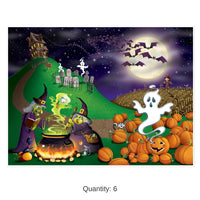 6 Pack Bulk Halloween Insta-Mural Decoration