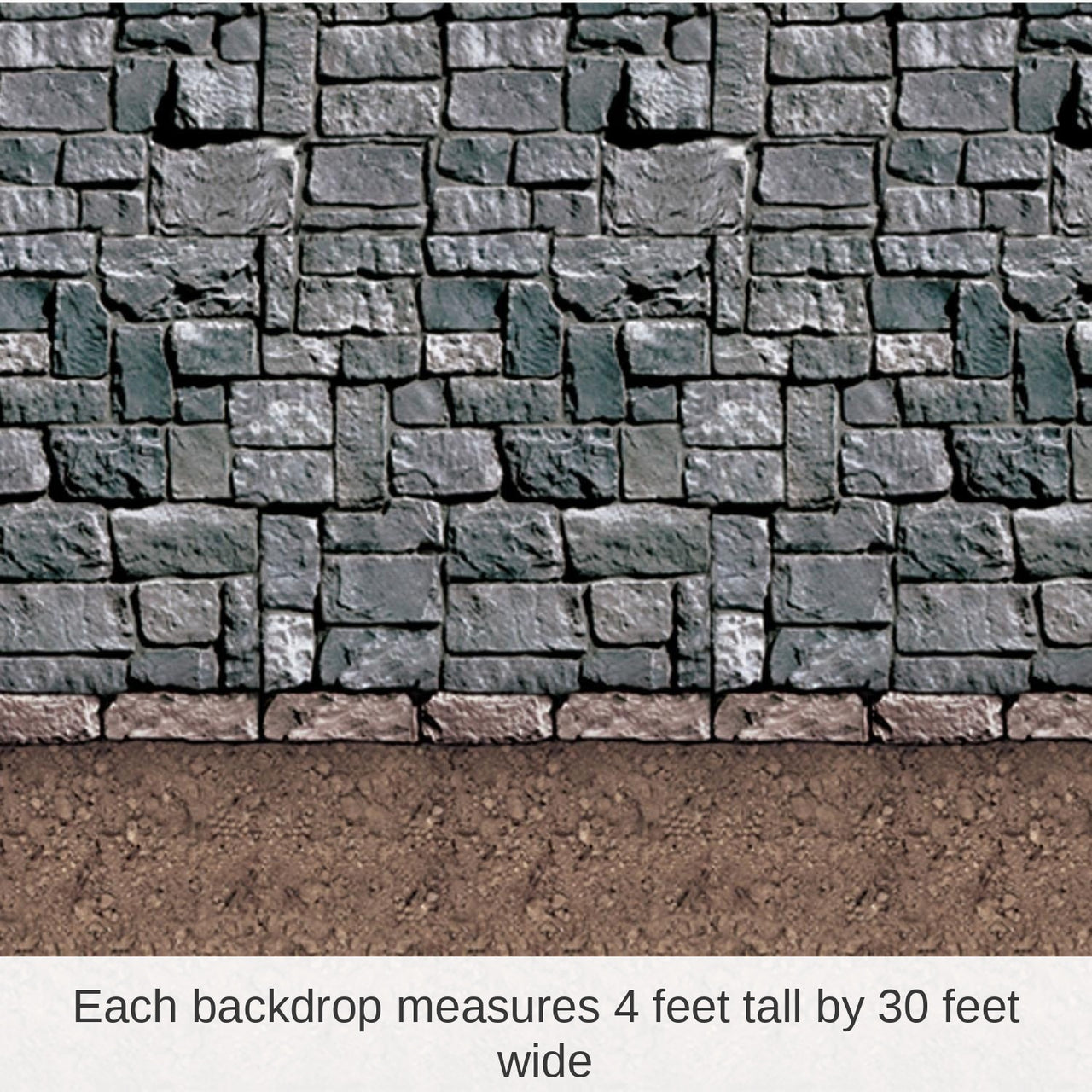 6 Pack Bulk Medieval Dirt Floor Backdrop