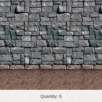 6 Pack Bulk Medieval Dirt Floor Backdrop