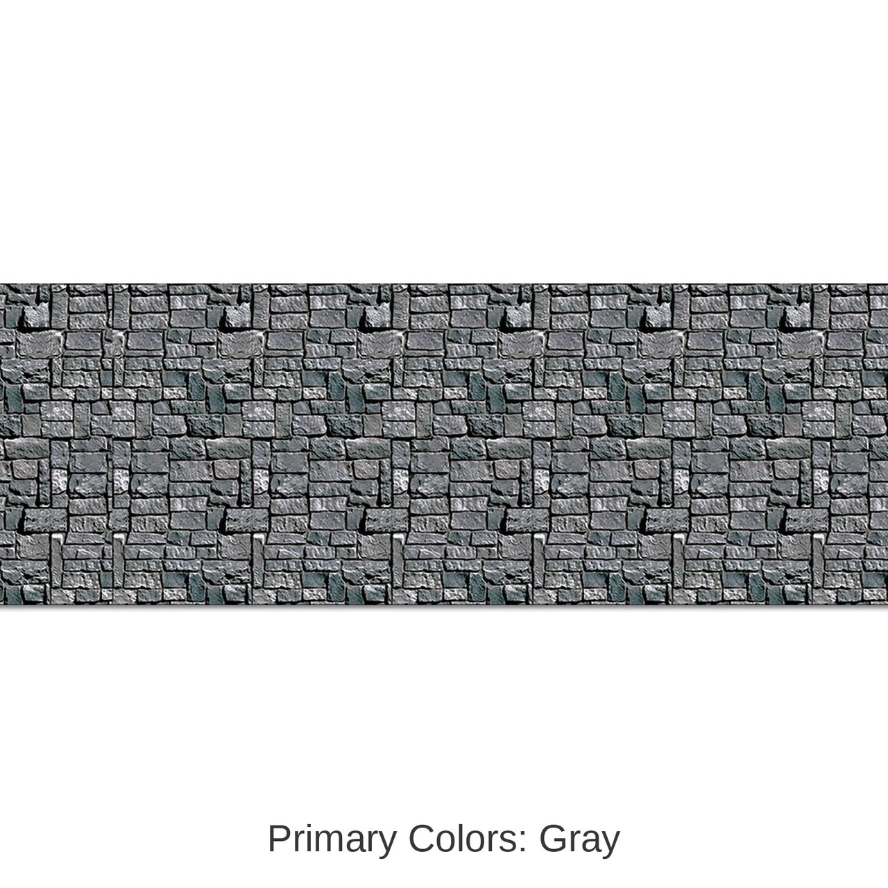 6 Pack Bulk Halloween Stone Wall Backdrop