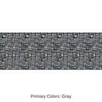 6 Pack Bulk Halloween Stone Wall Backdrop
