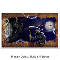 6 Pack Bulk Halloween Open Grave Insta-View Decoration