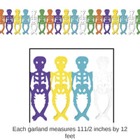 12 Pack Bulk Day Of The Dead Garland