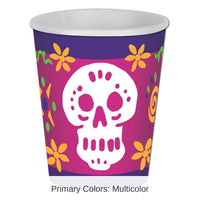 96 Pack Bulk Day Of The Dead Beverage Cups