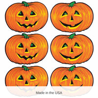 72 Pack Bulk Halloween Jack-O-Lantern Cutouts