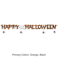 12 Pack Bulk Happy Halloween Streamer