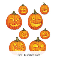 48 Pack Bulk Halloween Scary J-O-L Cutouts
